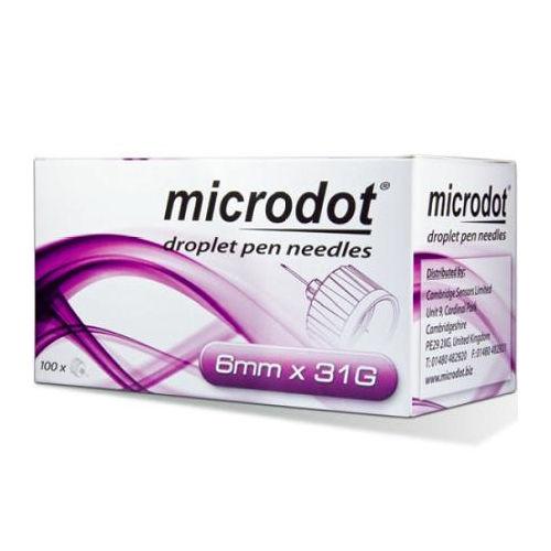 Droplet Pen Needles - 31G 8mm 100/BX