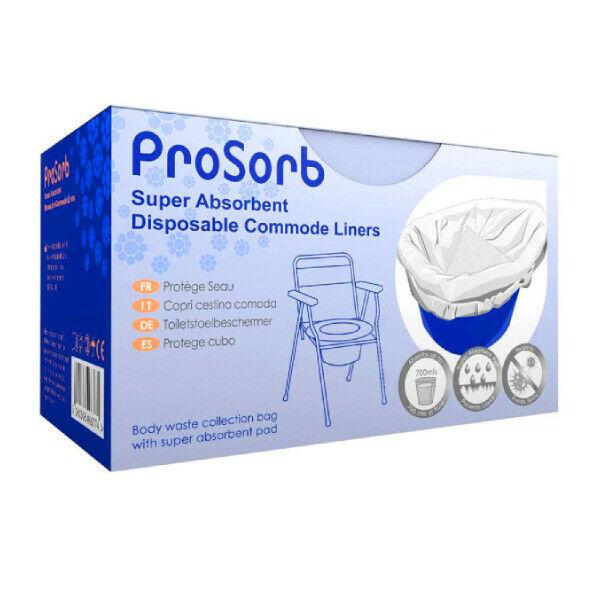 Super Absorbent Disposable Commode/Bed Pan Liners (Pack of 20