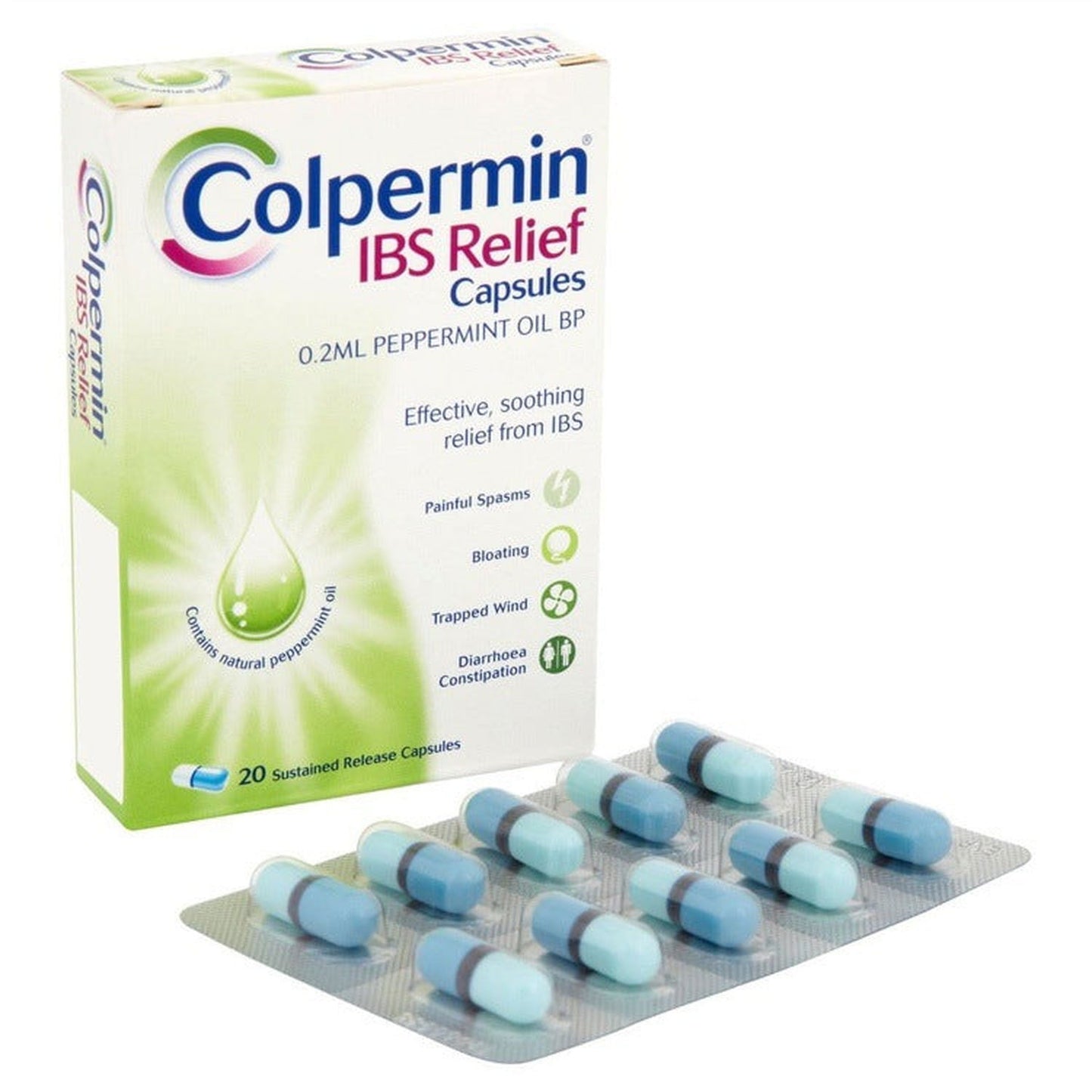 Colpermin IBS Relief Capsules x 20/100 -   Mintec EasyMeds Pharmacy