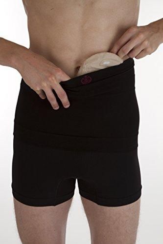 Comfizz Ostomy/Post Surgery Support Waistband Unisex 10" Depth Level 1 Light Support (Black, XL/2XL) -   Comfizz EasyMeds Pharmacy