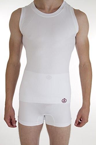 Comfizz Mens Ostomy/Hernia/Post Surgery Support Vest - Level 1 Light Support (XL/2XL, White) -   Comfizz EasyMeds Pharmacy