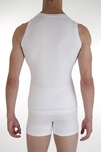 Comfizz Mens Ostomy/Hernia/Post Surgery Support Vest - Level 1 Light Support (XL/2XL, White) -   Comfizz EasyMeds Pharmacy