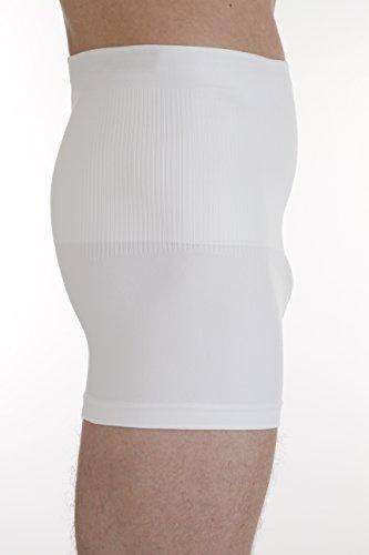 Comfizz Ostomy/Hernia/Post Surgery Unisex Support Boxers - High waist - Level 2 Medium Support (2XL/3XL, White) - EasyMeds Pharmacy