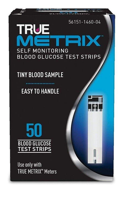 4 x True Metrix Blood Glucose Test Strips Box of 50 - EasyMeds Pharmacy