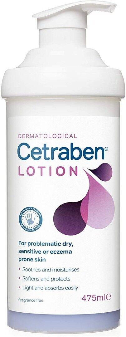 Cetraben Lotion 500ml for Dry Sensitive Skin | Dermatological Body Lotion -   Cetraben EasyMeds Pharmacy