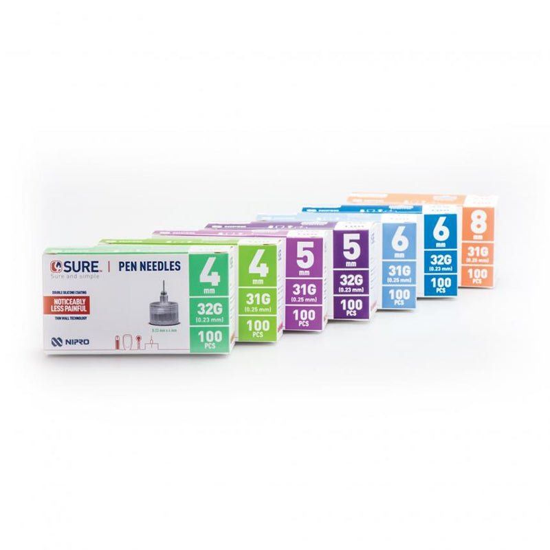 4Sure Pen Needles 32G - Choose from 4mm/5mm/6mm -   4Sure EasyMeds Pharmacy