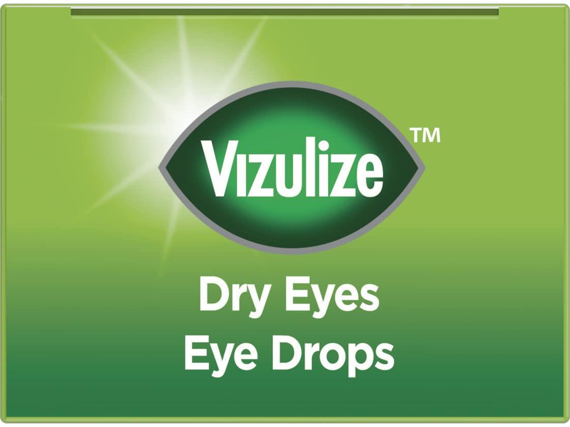 Vizulize Intensive Dry Eye Drop 10ml - Intensive & Longer Lasting Relief, Moisturises & Soothes Dry Eyes