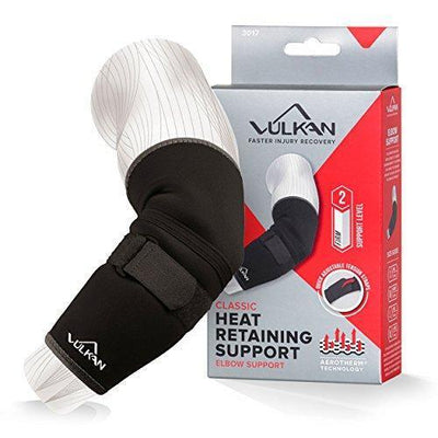 Vulkan Classic Heat Retaining Elbow Support with Strap | Small -   VULKAN EasyMeds Pharmacy