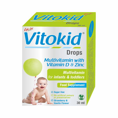 Vitokid Multivitamin Drops 30ml by Life ON