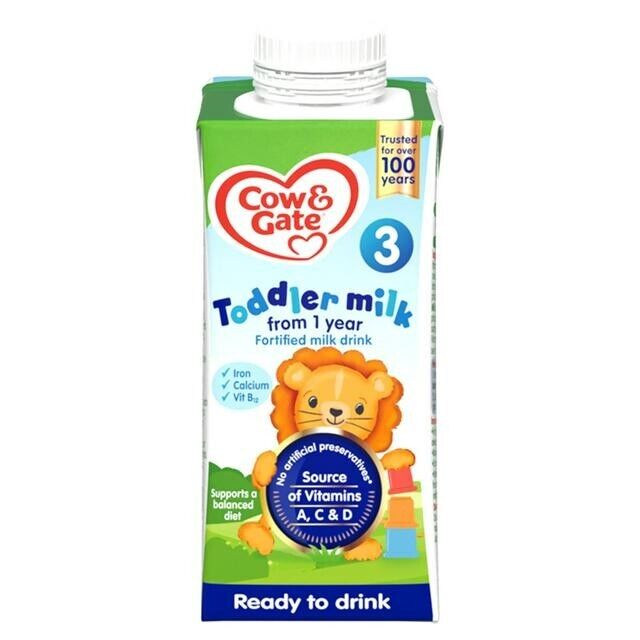 Cow & Gate 3 Toddler Milk 1 Year+ 200ml