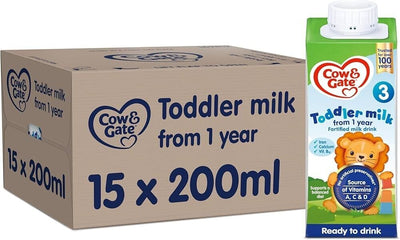 Cow & Gate 3 Toddler Milk 1 Year+ 200ml x 15