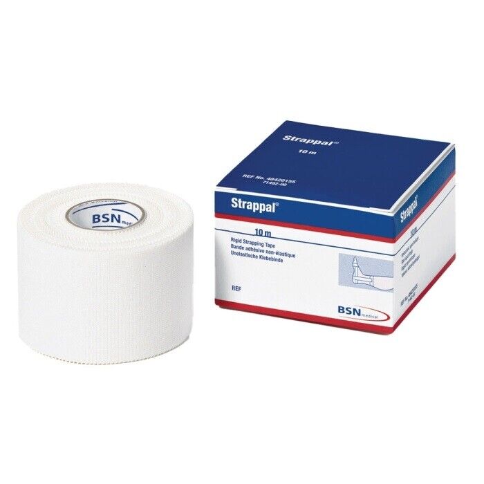 Strappal Zinc Oxide Strapping Tape 2.5cm x 10m x 6 Rolls