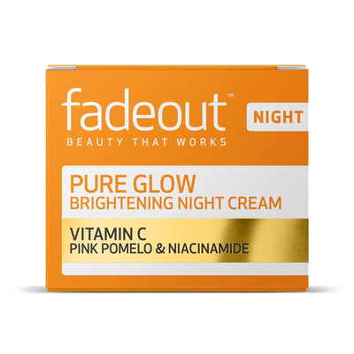 Fade Out Pure Glow Brightening Night Cream & Vitamin C, Pink Pomelo and Niacinamide 50ml