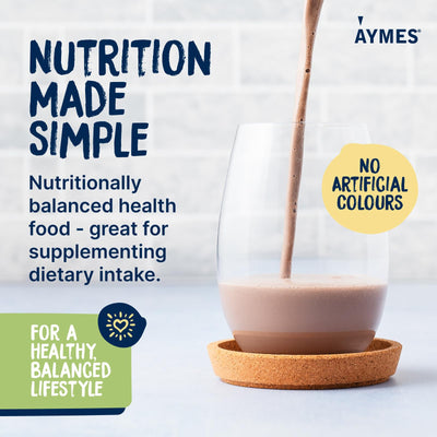 AYMES Shake | Chocolate | 6 x 7 x 57g Sachets | A High-protein Oral Nutritional Supplement with Added Carbohydrate | Fat | Vitamins and Minerals