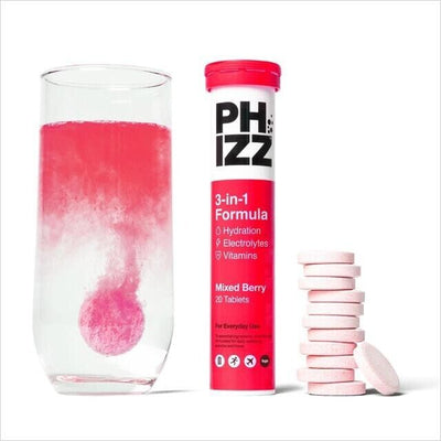 Phizz Mixed Berry Flavoured Multivitamin Hydration Tablets x 20