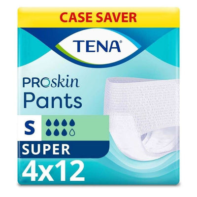 TENA Incontinence Pants Super Small x 12 x 4 (48 Total)