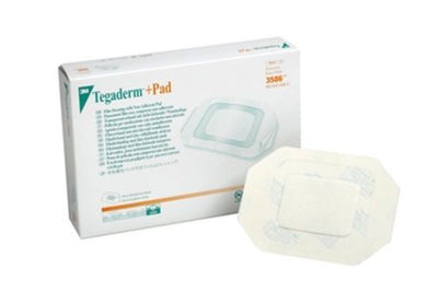 TEGADERM + PLUS PAD 3M Film Dressing 9cm x 10cm - Tattoo/Burns/Wounds/Abrasions -   3M EasyMeds Pharmacy