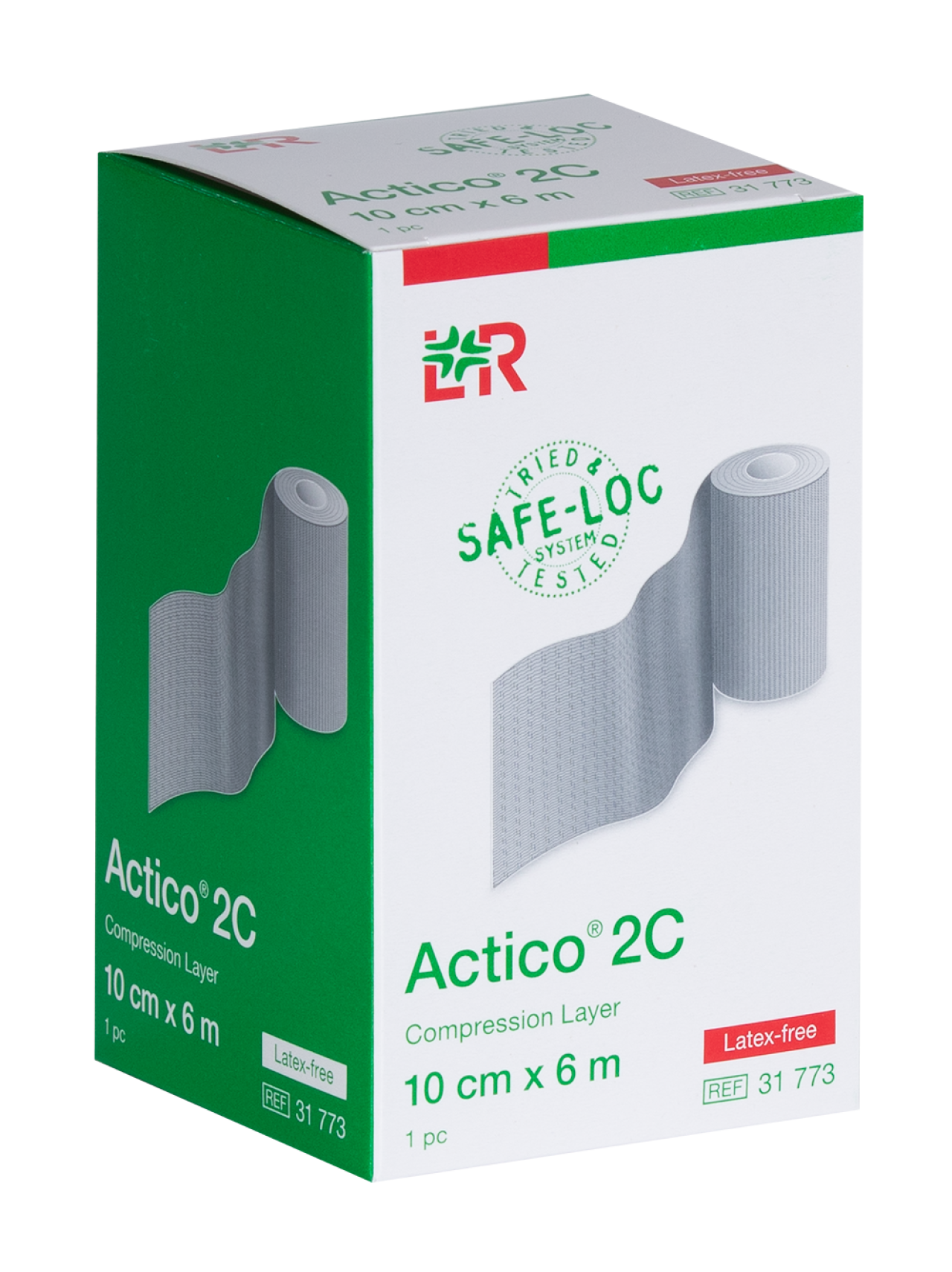 Actico 2C Comfort Layer 2 Leg Ulcer Bandage 10cm x 6M X 1 -   L&R Medical UK LTD EasyMeds Pharmacy