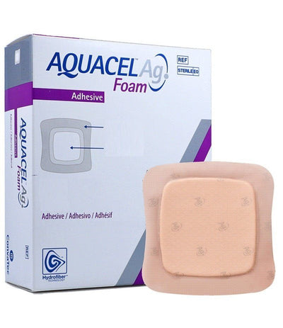 Aquacel AG Foam Adhesive Dressings 12.5 cm x 12.5cm 420627 - EasyMeds Pharmacy