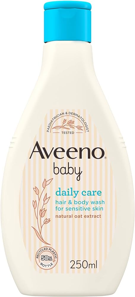 Aveeno Baby Hair & Body Wash 250ml -   Johnson & Johnson EasyMeds Pharmacy