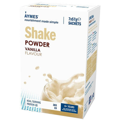 Aymes Nutritional Milkshake Vanilla Flavour Sachet 57g x 7 - EasyMeds Pharmacy