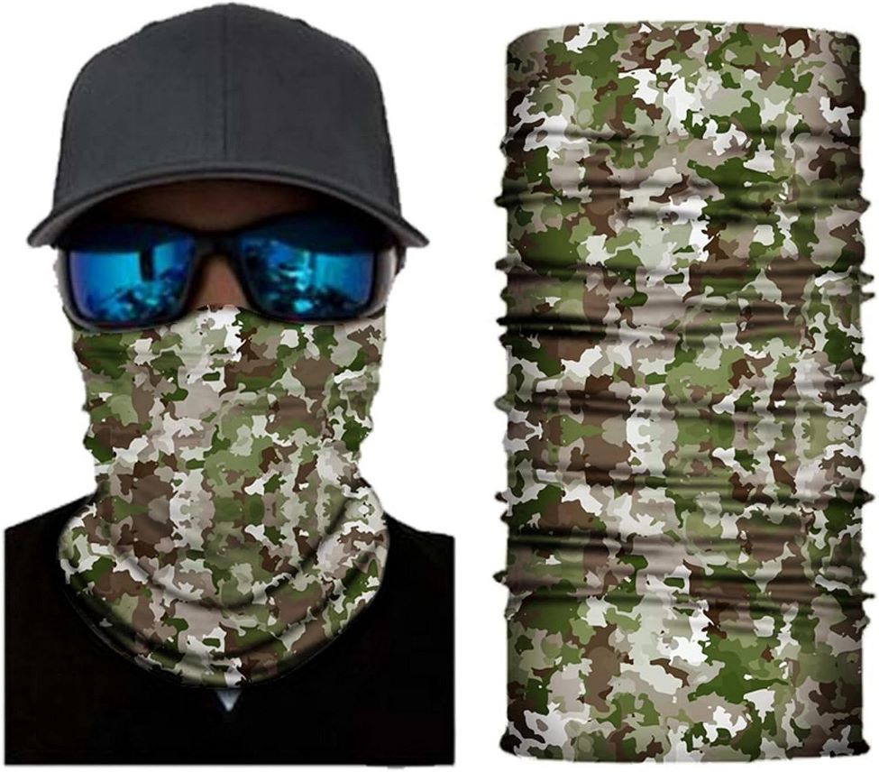 Face Mask Cloth Bandana Neckerchief WristBand Camouflage Breathable Unisex