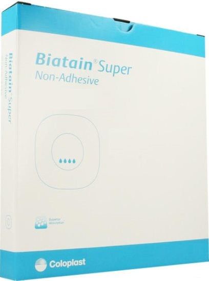 Biatain Super Non-Adhesive Dressing 12cm x 20cm x 10 - EasyMeds Pharmacy