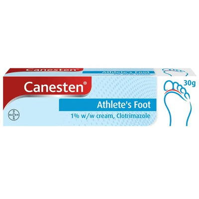 Canesten Dual Action Athletes Foot Cream 30g - Multibuy