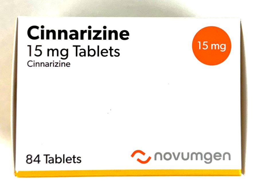 Cinnarizine 15mg Tablets x 84 | Stugeron Alternative