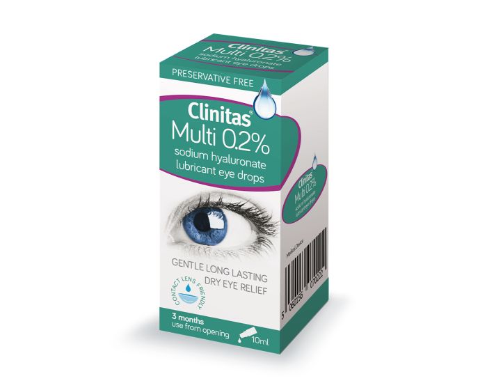 Clinitas Multi Eye Drops 0.2% Bottle 10ml x 2