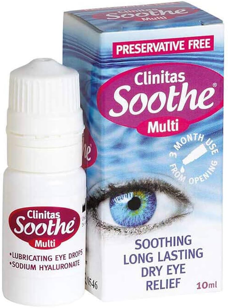 Clinitas Soothe Multi Preservative Free Eye Drops 10ml