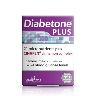 Vitabiotics Diabetone Plus with Cinafen Tablets x 84 -   Vitabiotics EasyMeds Pharmacy