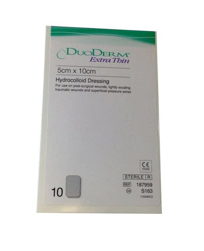 Duoderm Extra Thin 5cm x 10cm Hydrocolloid Dressing (s) Pressure Wounds - EasyMeds Pharmacy