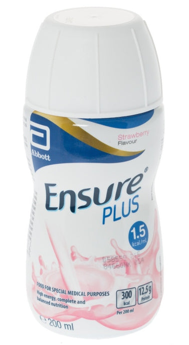 Ensure Plus Strawberry 200ml x 12 bottles -   Ensure EasyMeds Pharmacy