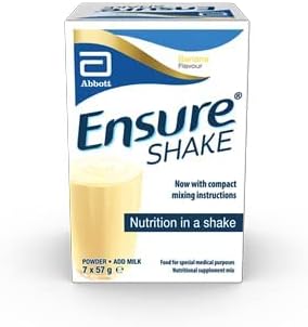 Ensure Banana Shake Powder 7 x 57g x 4 Packs -   Abbott EasyMeds Pharmacy