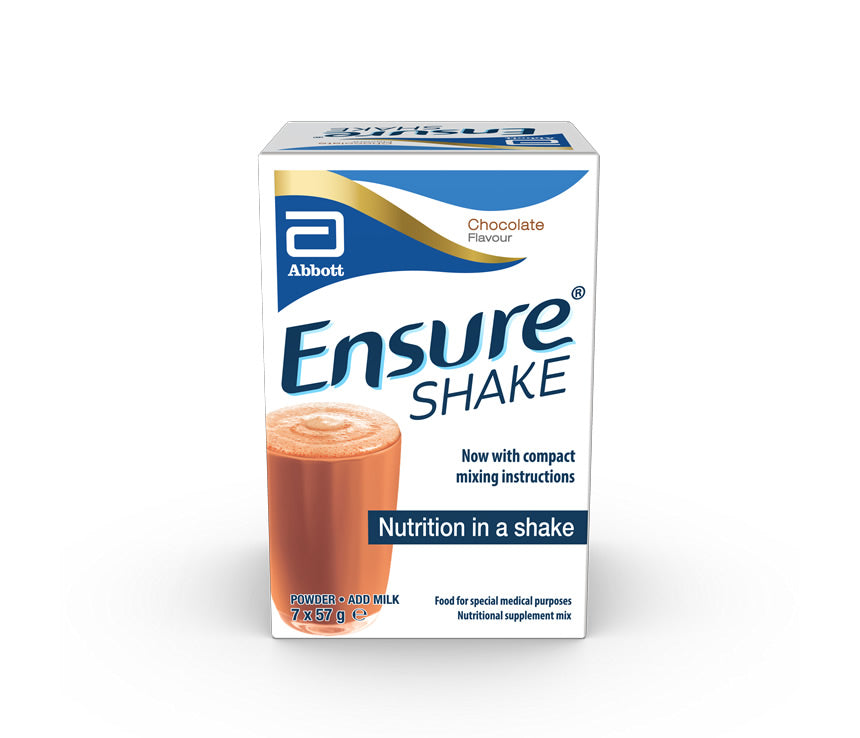 Ensure Chocolate Shake Powder ( 7 x 57g) -   Abbott EasyMeds Pharmacy