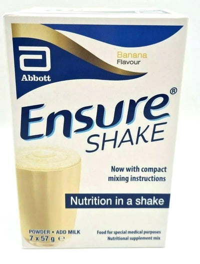 Ensure Banana Shake Powder ( 7 x 57g) -   Abbott EasyMeds Pharmacy