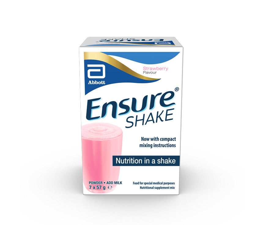 Ensure Powder Shake Strawberry ( 7 x 57g) -   Abbott EasyMeds Pharmacy