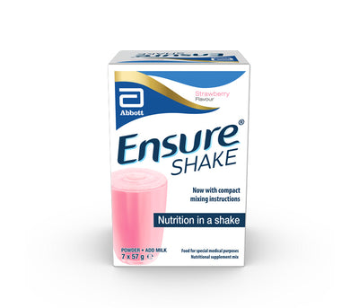 Ensure Powder Shake Strawberry ( 7 x 57g) -   Abbott EasyMeds Pharmacy