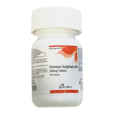 Ferrous Sulphate 200mg 6 Packs of 100 - Iron Tablets EXPIRY Oct 24 - EasyMeds Pharmacy