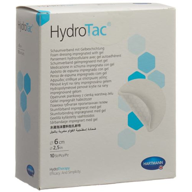 Hydrotac Round Foam Wound Dressing 6cm x 6cm x 10 -   Paul Hartmann EasyMeds Pharmacy