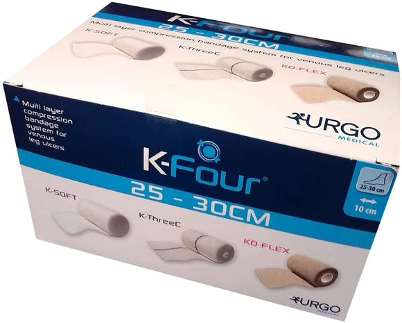 K4 K-Four Compression Bandage System Leg Ulcer 25cm-30cm x 2 Packs