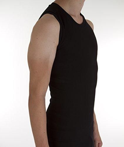 Comfizz Mens Ostomy/Hernia/Post Surgery Support Vest - Level 1 Light Support (M/L, Black) -   Comfizz EasyMeds Pharmacy