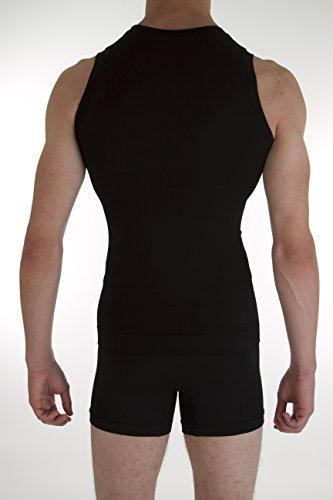 Comfizz Mens Ostomy/Hernia/Post Surgery Support Vest - Level 1 Light Support (M/L, Black) -   Comfizz EasyMeds Pharmacy