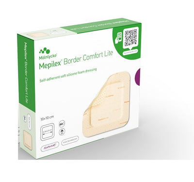 Mepilex Border Comfort Lite Dressings 10cm x 10cm -   Molnlycke EasyMeds Pharmacy