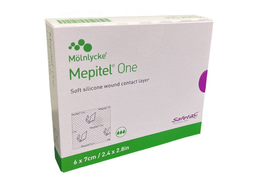 Mepitel One Safetac Wound Dressing 6cm x 7cm x 5 -   Molnlycke EasyMeds Pharmacy