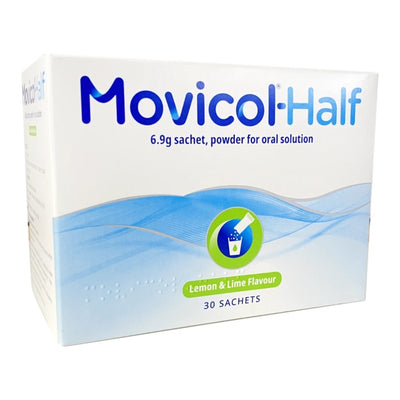 Movicol Half Macrogol Laxative Powder Sachets 6.9g x 30 -   Forum Health Products LTD EasyMeds Pharmacy