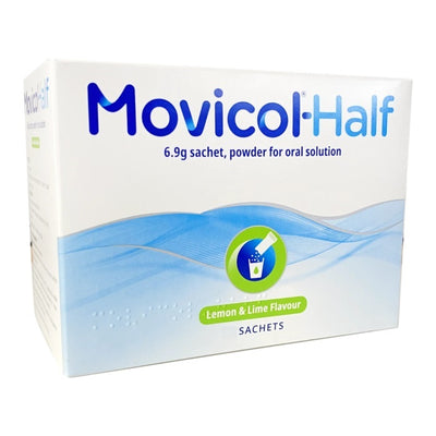 Movicol Half Macrogol Laxative Powder Sachets 6.9g x 20 -   Forum Health Products LTD EasyMeds Pharmacy