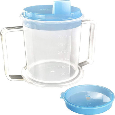 Drinking Cup/Beaker/Mug for Adults | Easy Grip Handles Anti Splash Spout - EasyMeds Pharmacy