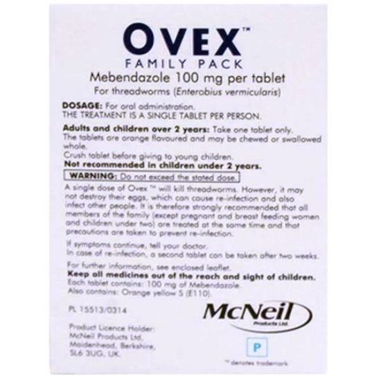 Ovex Multi-Pack (4 Tablets) -   Ovex EasyMeds Pharmacy